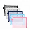 A5 nylon mesh makeup paper custom print document file folder bag