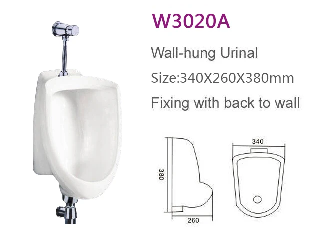 Wall Mount Ceramic Small Size Corner Male Urinal - Buy Male Urinal