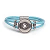 Wholesale Promotional Products China Cheap DIY Snap Bling Leather Bracelet Wholesale Snap Button Jewelry