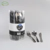 Best price restaurant salad disposable fork knife spoon set for sale
