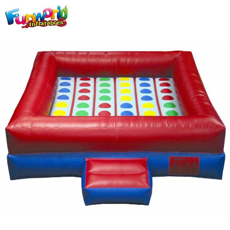 Interactive Inflatable Twister Game Factory Custom Inflatable Twister