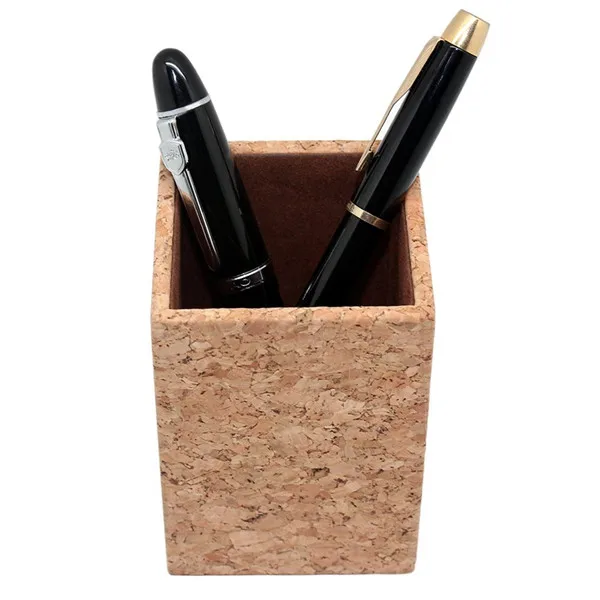 Boshiho New Vegan Brown Cork Pencil Case Pen Holder Buy Cork Pen