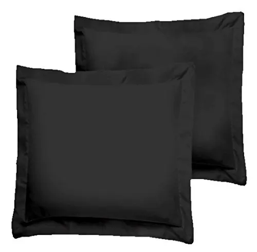 Buy White Leaves 26x26 Inches Euro Shams Covers Silk Pillow
