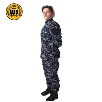 Us Navy Digital Blue Camo V2 Field Combat Bdu Uniform Set - Buy Navy ...