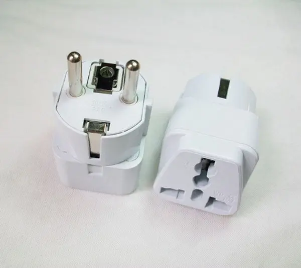 Grounded Universal Plug Adapter For Europe,Germany,France (schuko ...