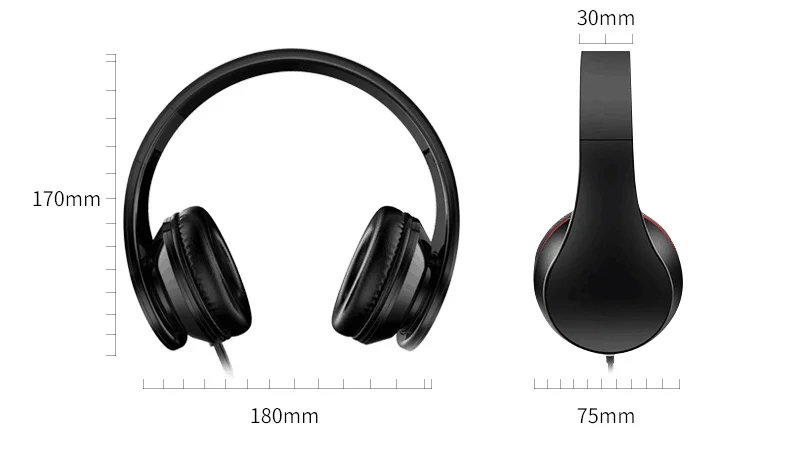OEM sport over ear wired headphone earphone for mp3 music player smartphone - ANKUX.COM
