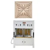 fire resistant decoration wallpapers 3d leather board wall panel making machine