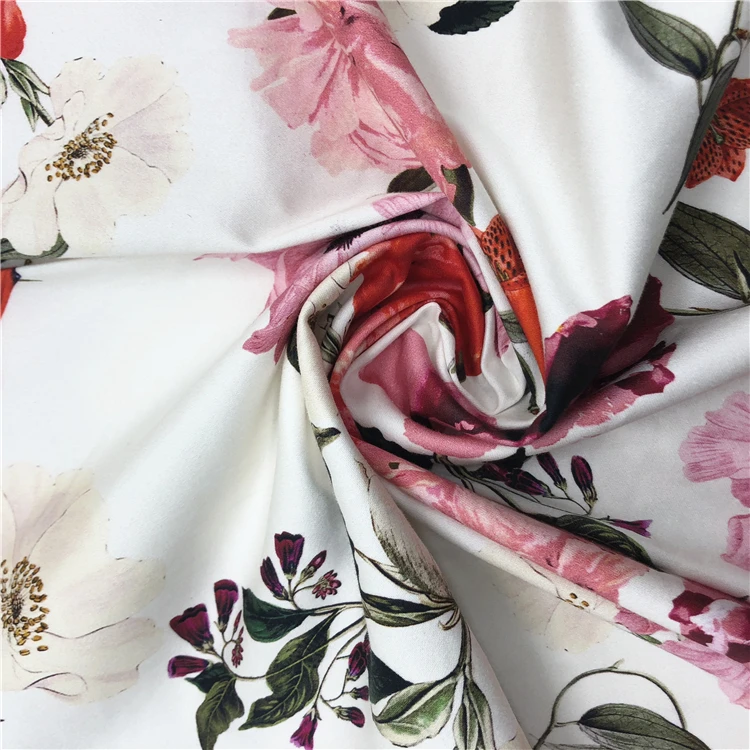 Custom Digital Printed Your Own Designs On Cotton Spandex Fabric - Buy ...