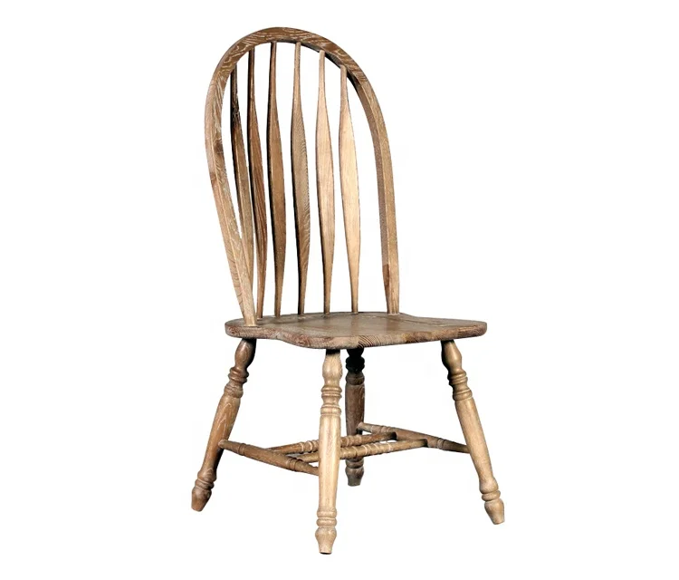 Vintage Solid Oak Wood American Windsor Chair - Buy Antique Wood Chair