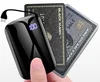 Built-in cable IOS or android slim 10000mah mini power bank usb charging cable