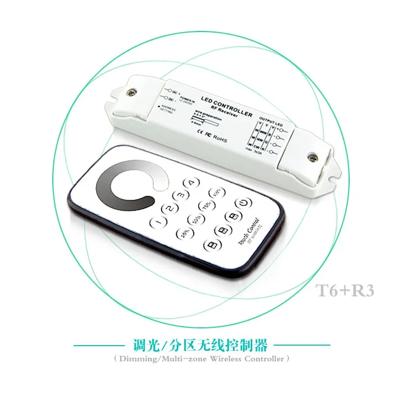 T6 R3m Dc 12 Volt Led Dimmer Multi