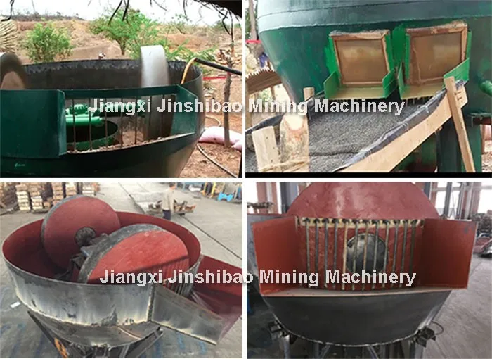 Doulbe Wheel Dressing Wet Pan Gold Grinding Mill