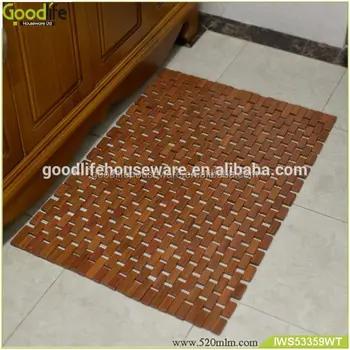 High Quality Waterproof Teak Wood Novelty Bath Mats Buy Novelty