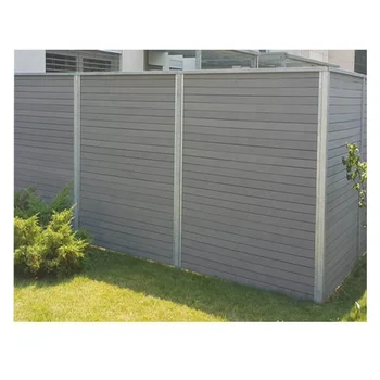 Wood Plastic Lattice Fencing Pvc Composite Screen Panels Waterproof Rot Proof Prefab Privacy Wpc Garden Fence