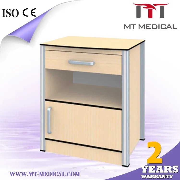 Hospital furniture Bed side cabinet Bedside Cabinet with Drawer and Door plastic bedside Cabinet