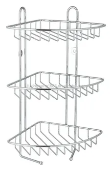 3 Tier Stainless Steel Corner Shower Rack Caddy Shelf Bathroom 3 Tier Stainless Steel Corner Shower Rack Caddy Shelf Bathroom Organizer