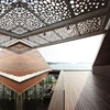 EXterior Decorative Laser Cut Roof Wood Cladding Systems