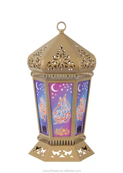 Antique Candle Holders Ramadan Lantern Iron Table Lamp For 