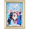 Princess and her prince handmade wholesales full diy diamond embroidery painting canvas picture for wall art 40*50cm a119
