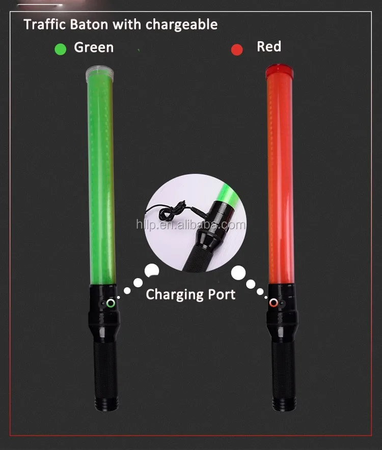 Outdoor Safety Traffic Signal Control Warning Led Light Flashing Wand ...