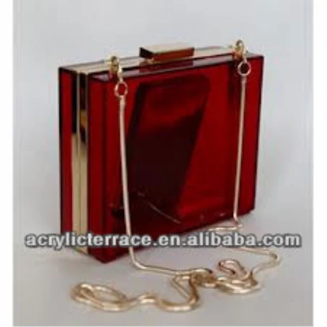 lucite clutch bag