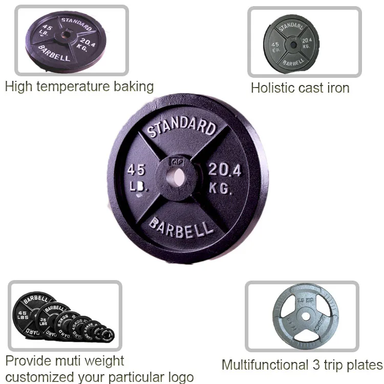 Wholesale Customer Painting Chrome Barbell Plates Bumper Barbell Weight