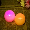2019 Fashion 2 packs club decoration wax surface candle colorful cheap LED candle