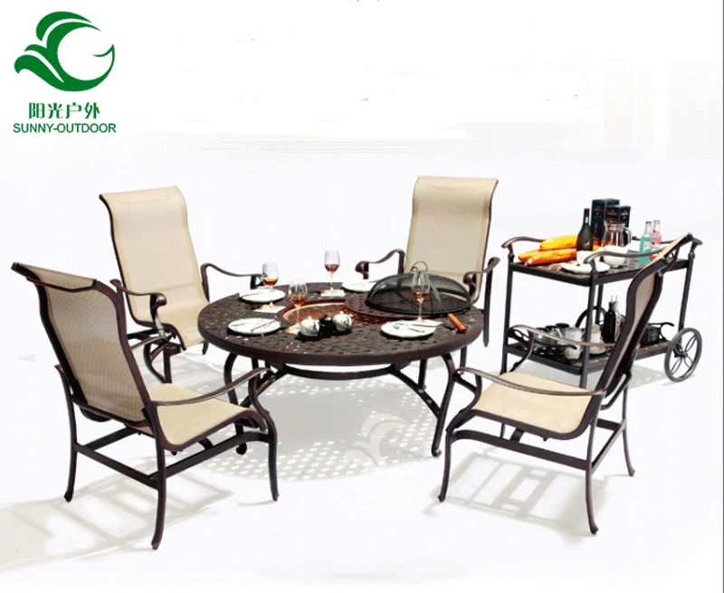 Garden Patio Furniture Bbq Dining Sets Used Charcoal Table With Garden Patio Furniture Bbq Dining Sets