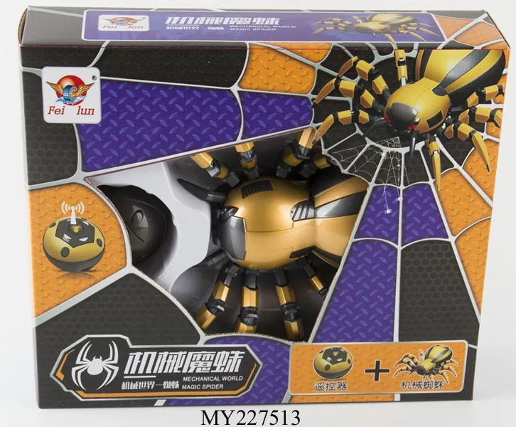 New Children Plastic Rc Insect Mechanical Spider Toy Remote Control