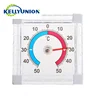 China Factory Easy-read Square Home Greenhouse Garden Window Wall Indoor Outdoor Temperature Thermometer
