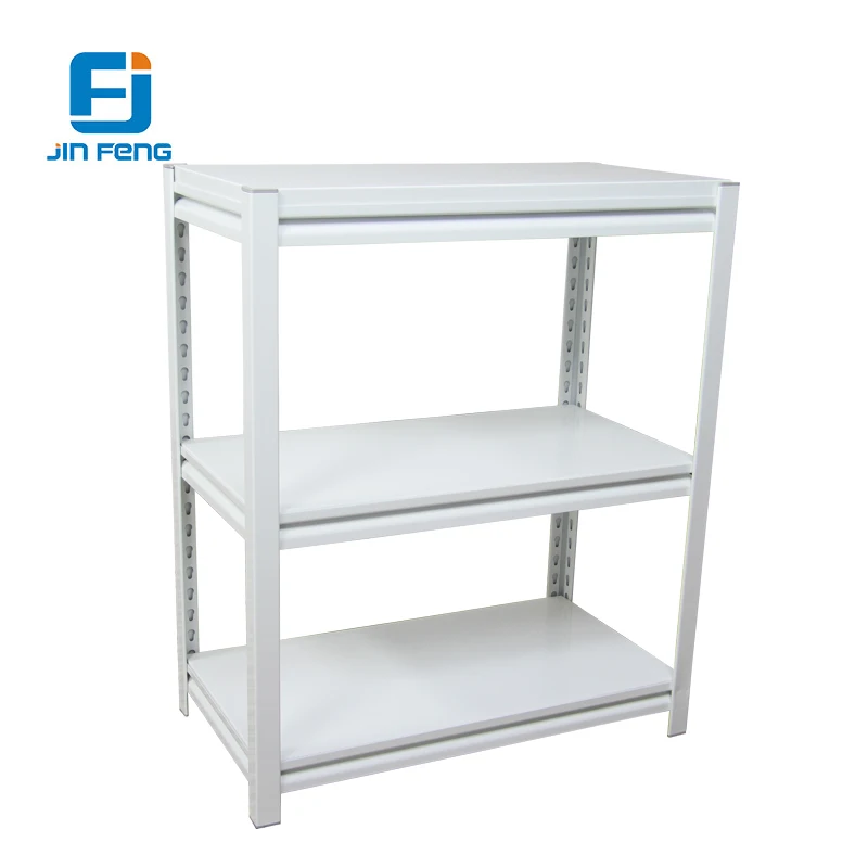 Adjustable Metal Angle Iron Shelving Unit Boltless Steel 3 Layer Rack