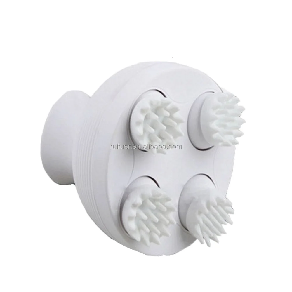 Handheld Hair Massager,Rechargeable 4 Heads With 28 Nodes Soft