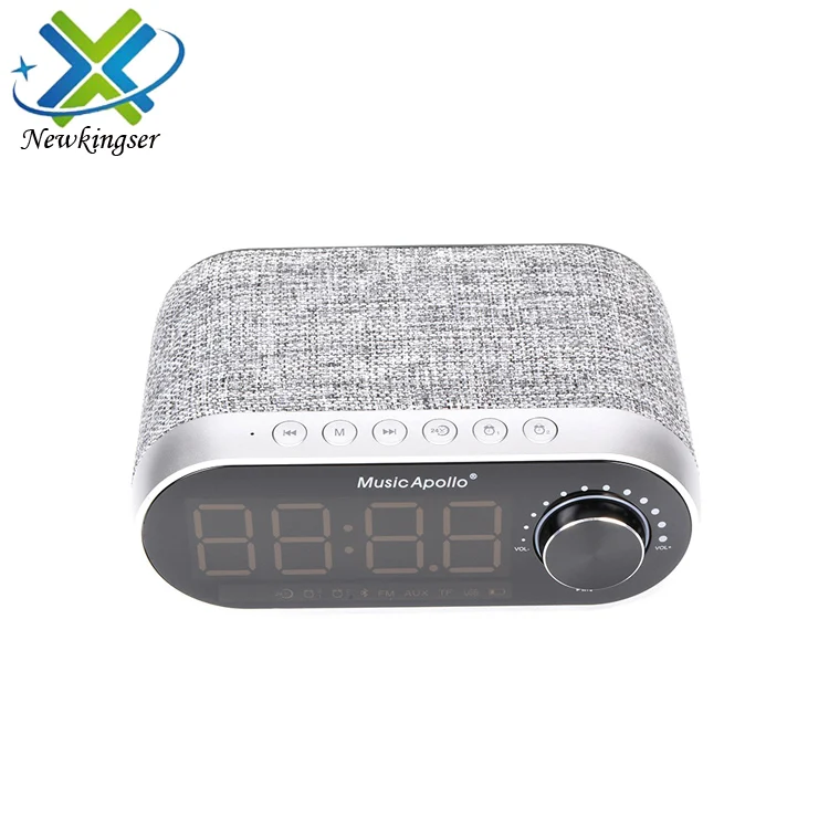 Music Apollo A1 2018 New LED Alarm Clock Wireless Speaker FM Radio Speaker - ANKUX.COM
