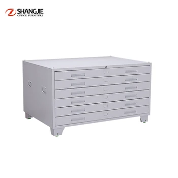 Large Capacity Metal Steel Practical Map File Cabinet Vintage Large Capacity Metal Steel Practical Map File Cabinet
