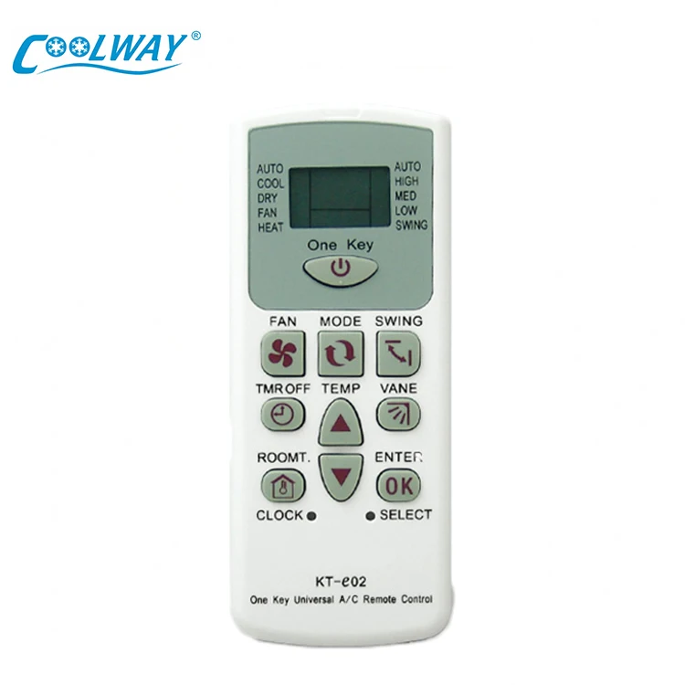 Cooler Electra Universal Air Condition Remote Control Clock Function Universal AC Remote Control Timer On/Off AC Control Remote