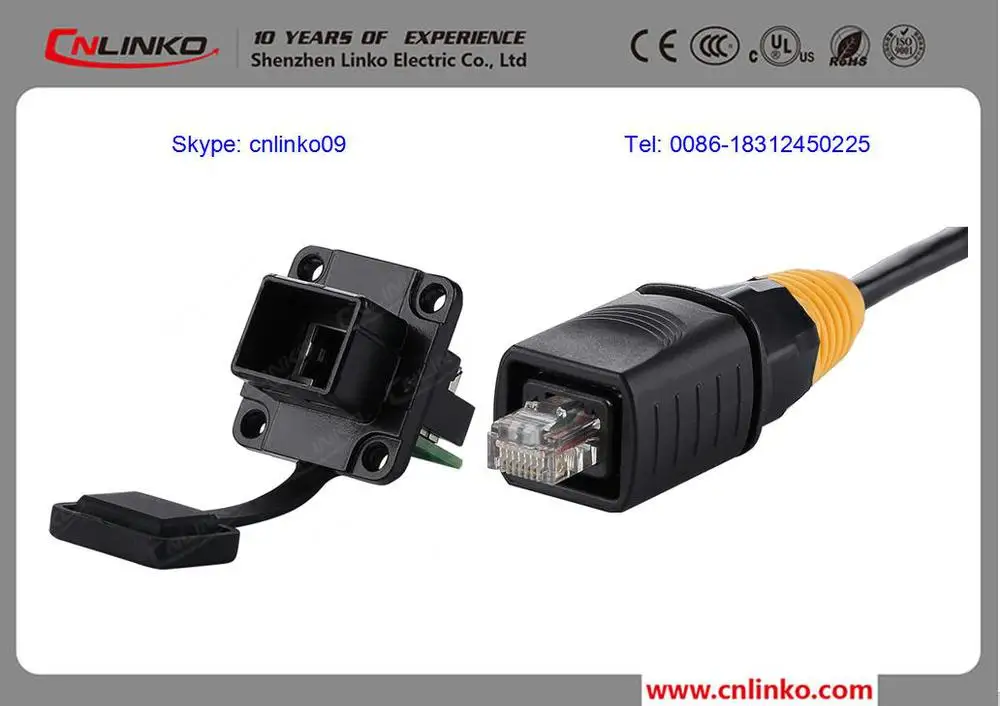Metal Waterproof Ethernet Mini Rj45 Connector,High Quality Multiport ...