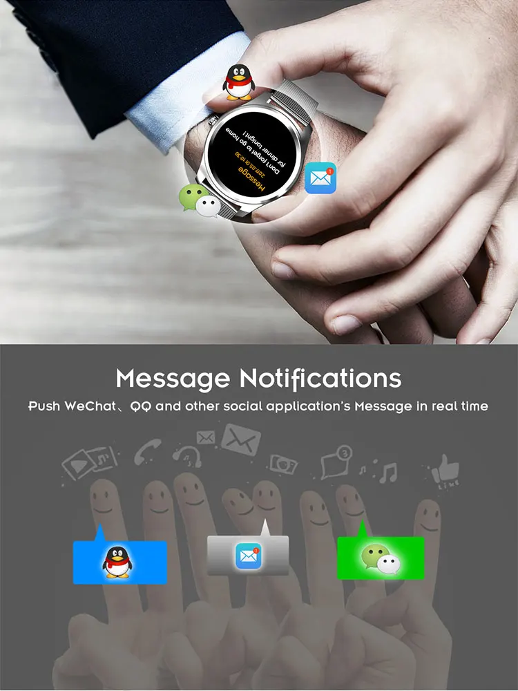 New Arrival! Fashion Smart Watches Band Touch Screen Digital Watches, Waterproof Smartwatches x8