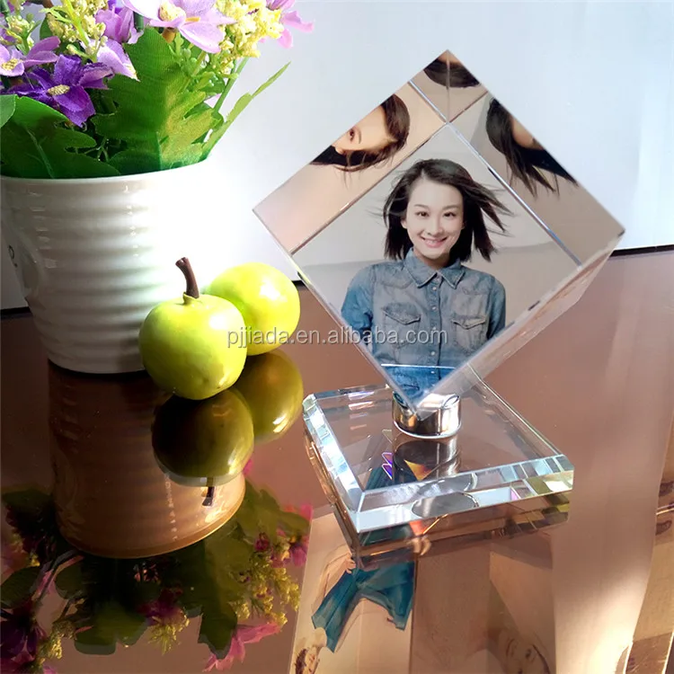 Wholesale Sublimation Blank Crystal Photo Frame Personalized Custom