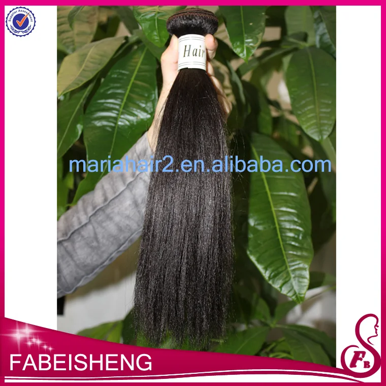 Wholesale Indian Remy Cheap Kinky Straight Yaki Perm Straight