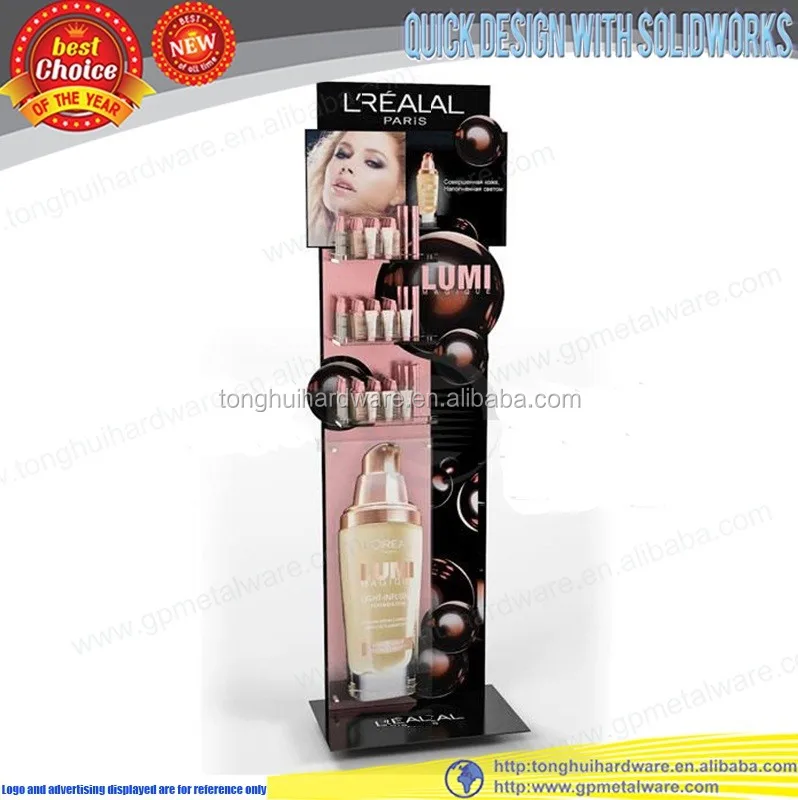 Floor Acrylic Cosmetic Display Stand - Buy Cosmetic Display Stand ...