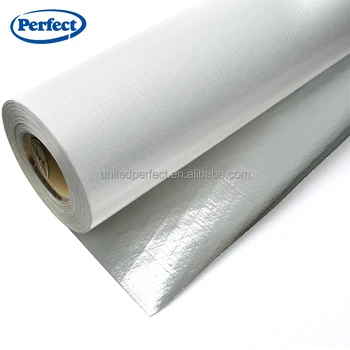 foil pp insulation aluminum facing reinforced laminated foils fibrous polypropylene heat larger