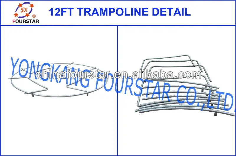 14ft Profesional Barato Ronda De Bungee Trampolín Con Caja De Seguridad