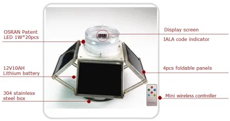 marine led navigation light boat solar light JV1803