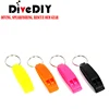 hot sale black plastic whistle in bulk security whistle