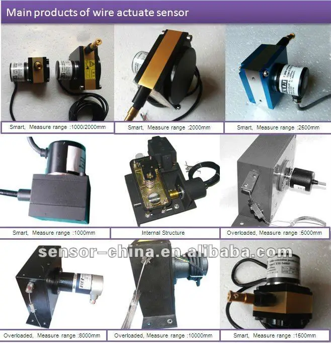 pull wire displacement sensor CWPS1500 potentiometer type position