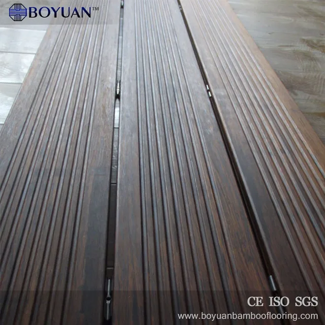 BY good density factory price long board outdoor bamboo decking