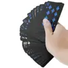 Waterproof Black Playing Cards Collection Plastic classic Card Games Deck