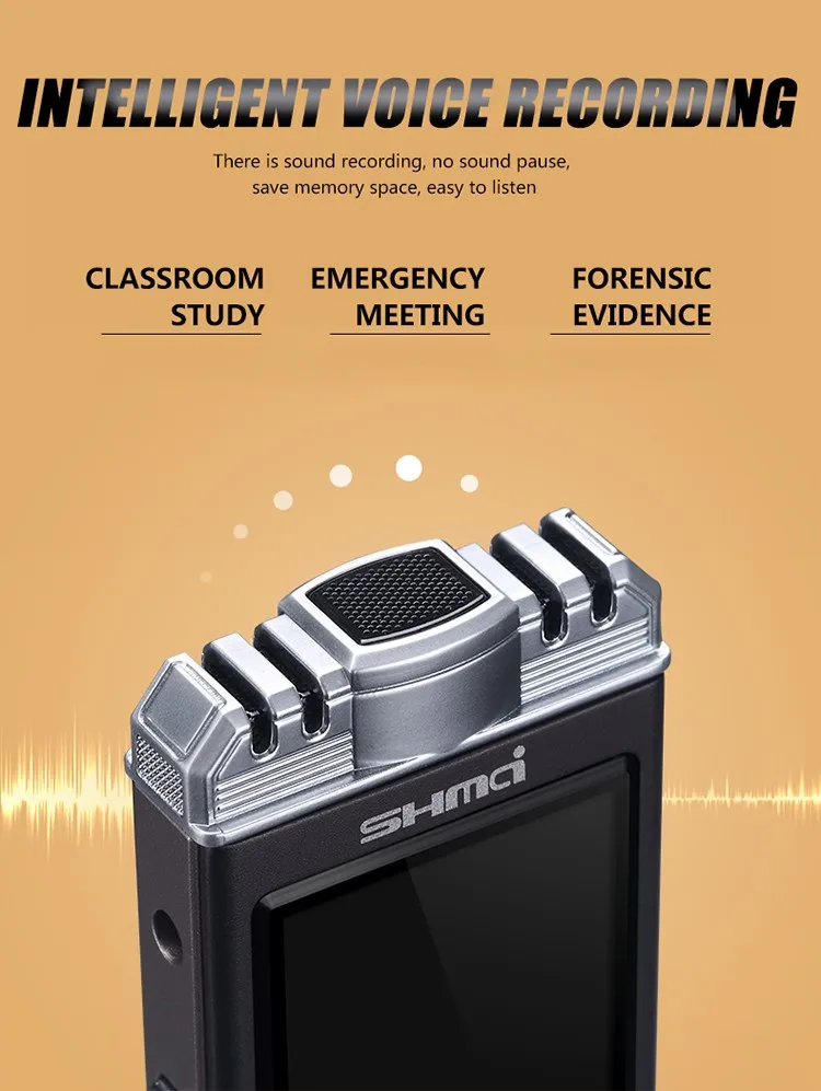 Highquality Sound Lossless Hidden Voice Recorder Spy,Digital Recording