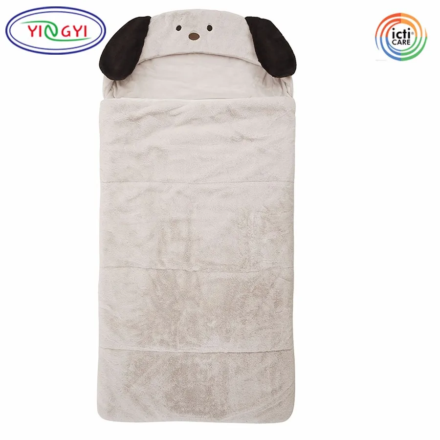 F294 Faux Fur Hooded Animal Sleeping Bag Plush Dog Kids Animal Sleeping Bags Buy Kids Animal Sleeping Bags