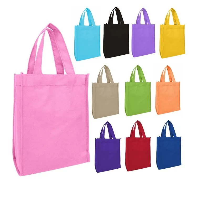 Custom Color Eco Friendly Recyclable Mini Non Woven Tote Bags - Buy Non ...
